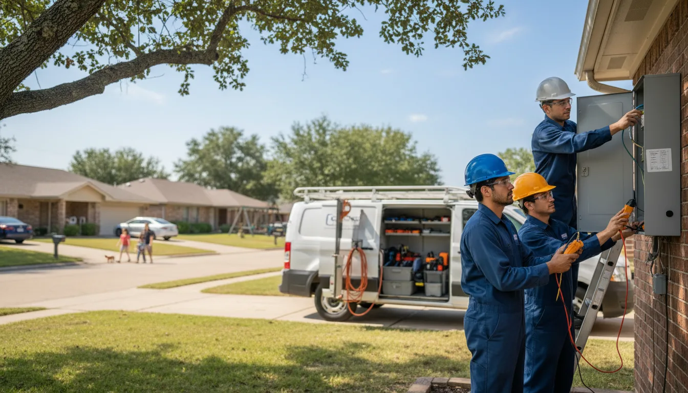 Certified electrician providing emergency electrical services in West Liberty, IA